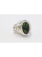 Ring met zwarte Opaal