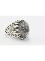 Ring with Rutilated Quartz