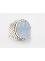 Bague avec Aigue-Marine