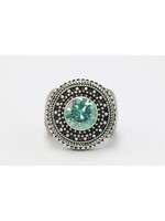 Ring met moissaniet