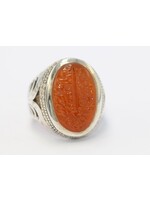 Bague avec Cornaline