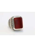 Bague avec Cornaline