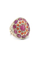 Ring met natuurlijke edelstenen