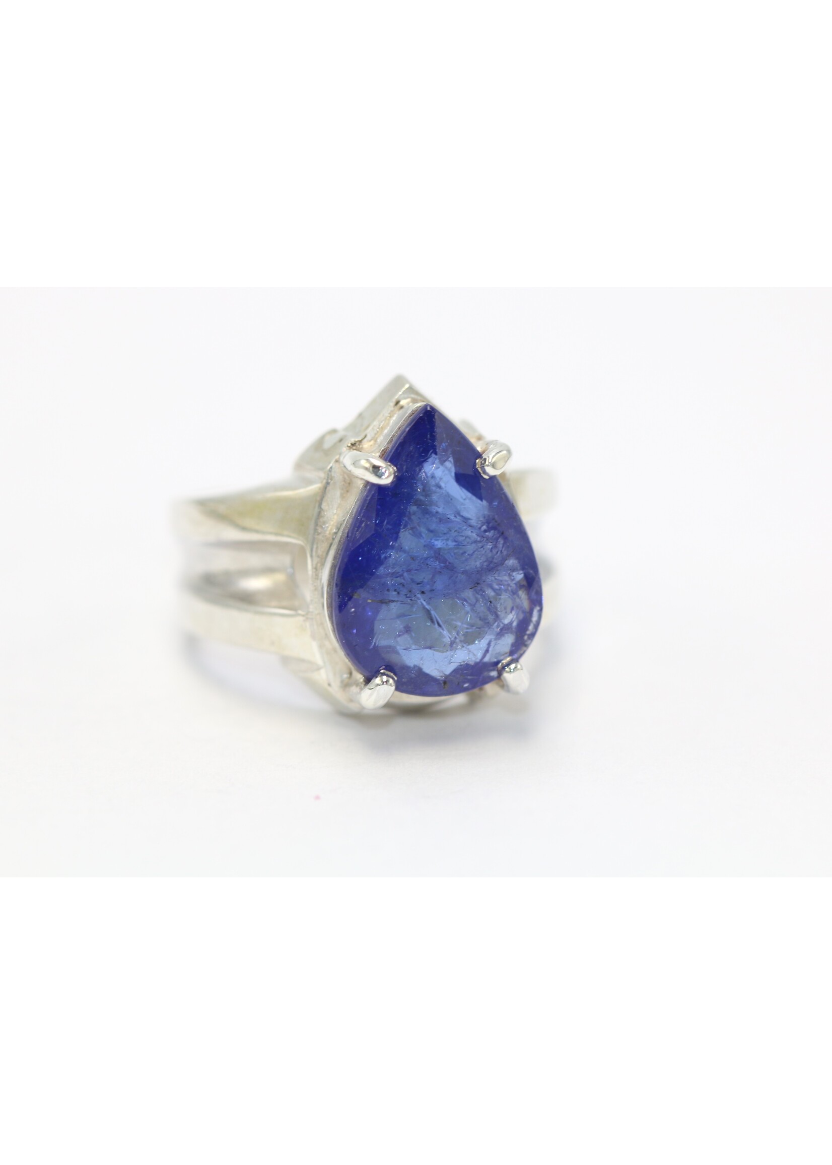 925 zilver ring bezet met natuurlijke Tanzaniet