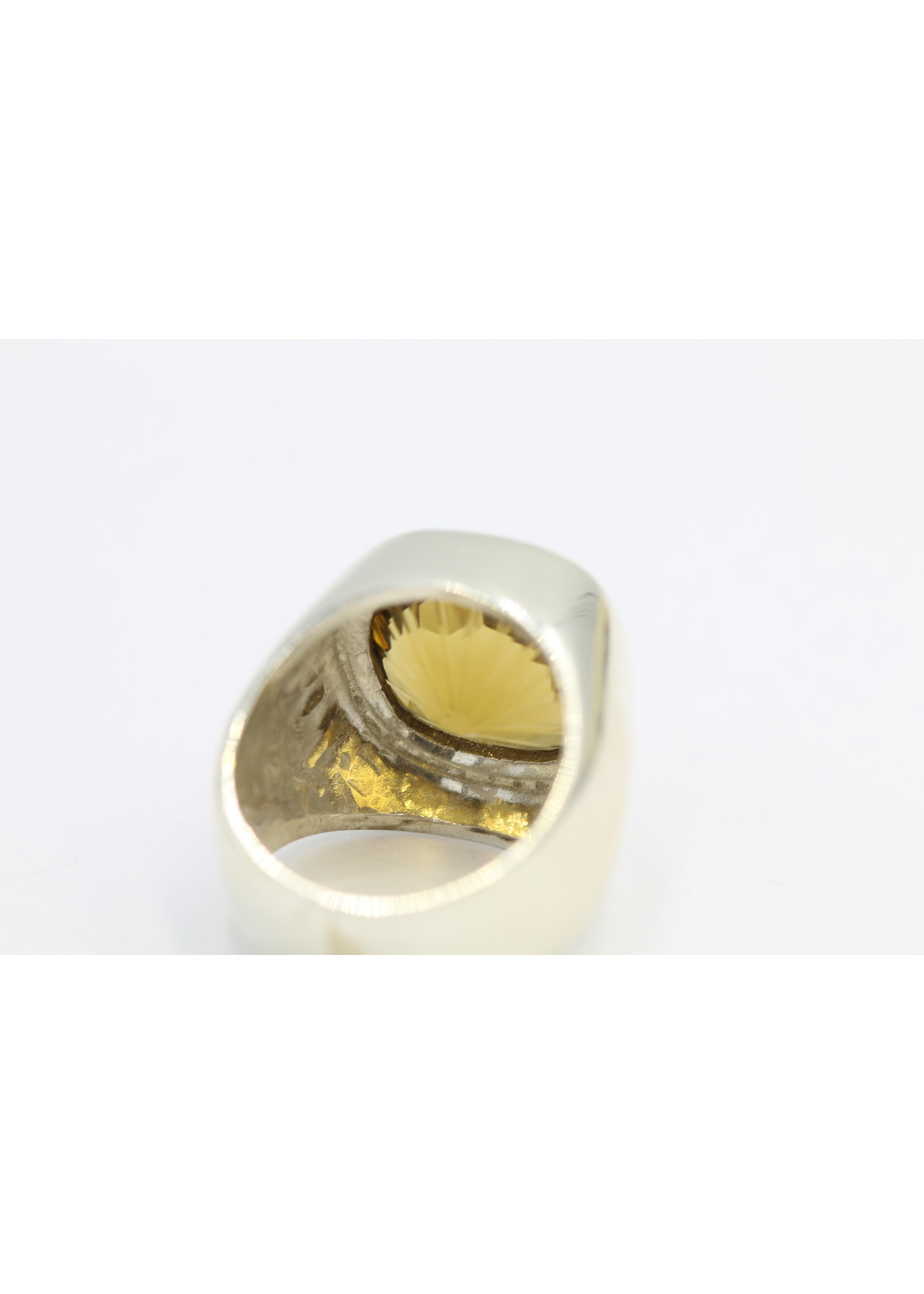 925 zilver ring bezet met natuurlijke Citrien