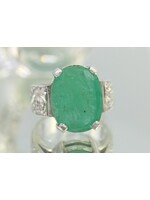 Ring met smaragd