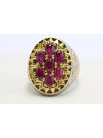 Ring with rubies
