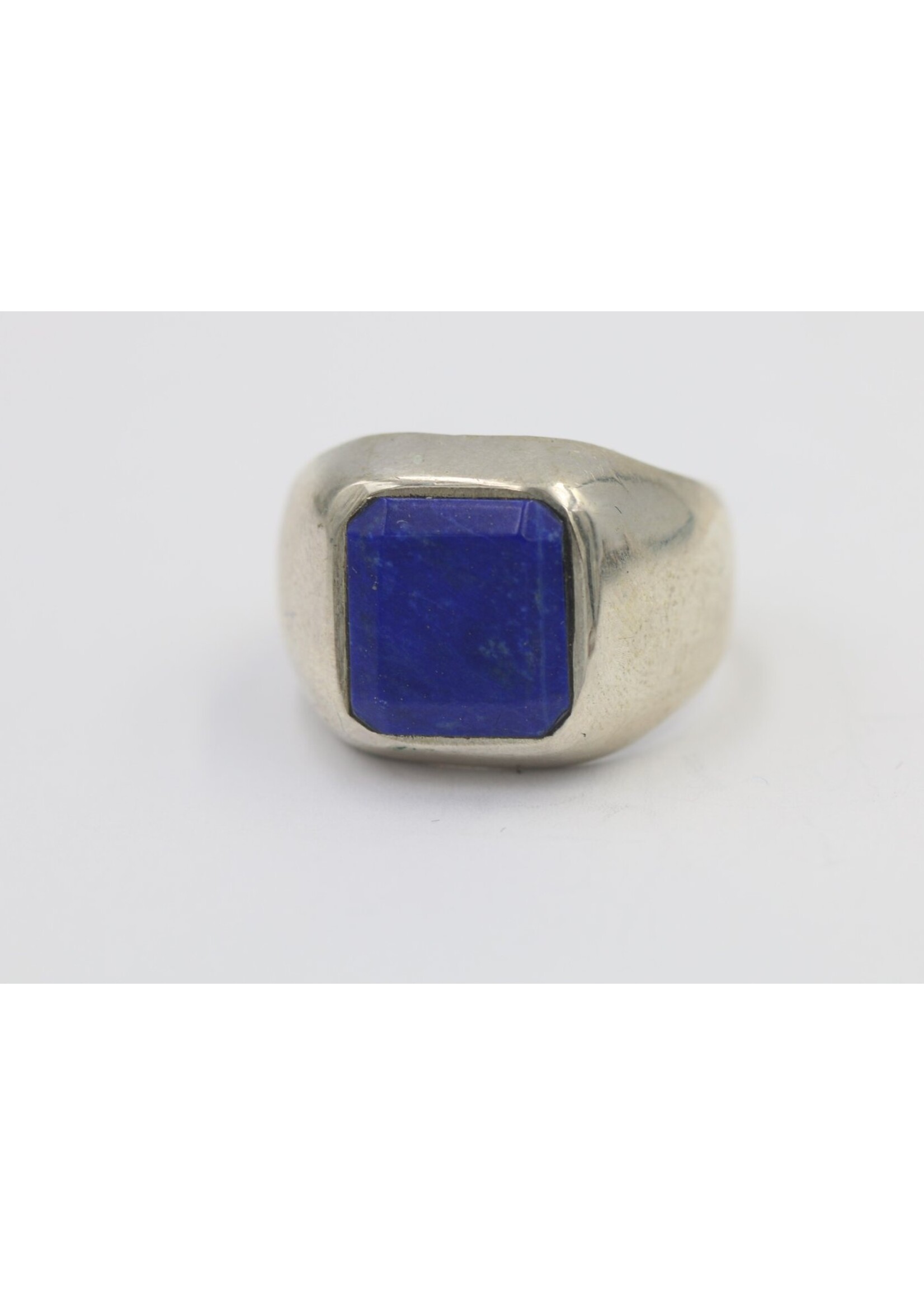 Bague en argent 925 sertie de Lapis lazuli naturel