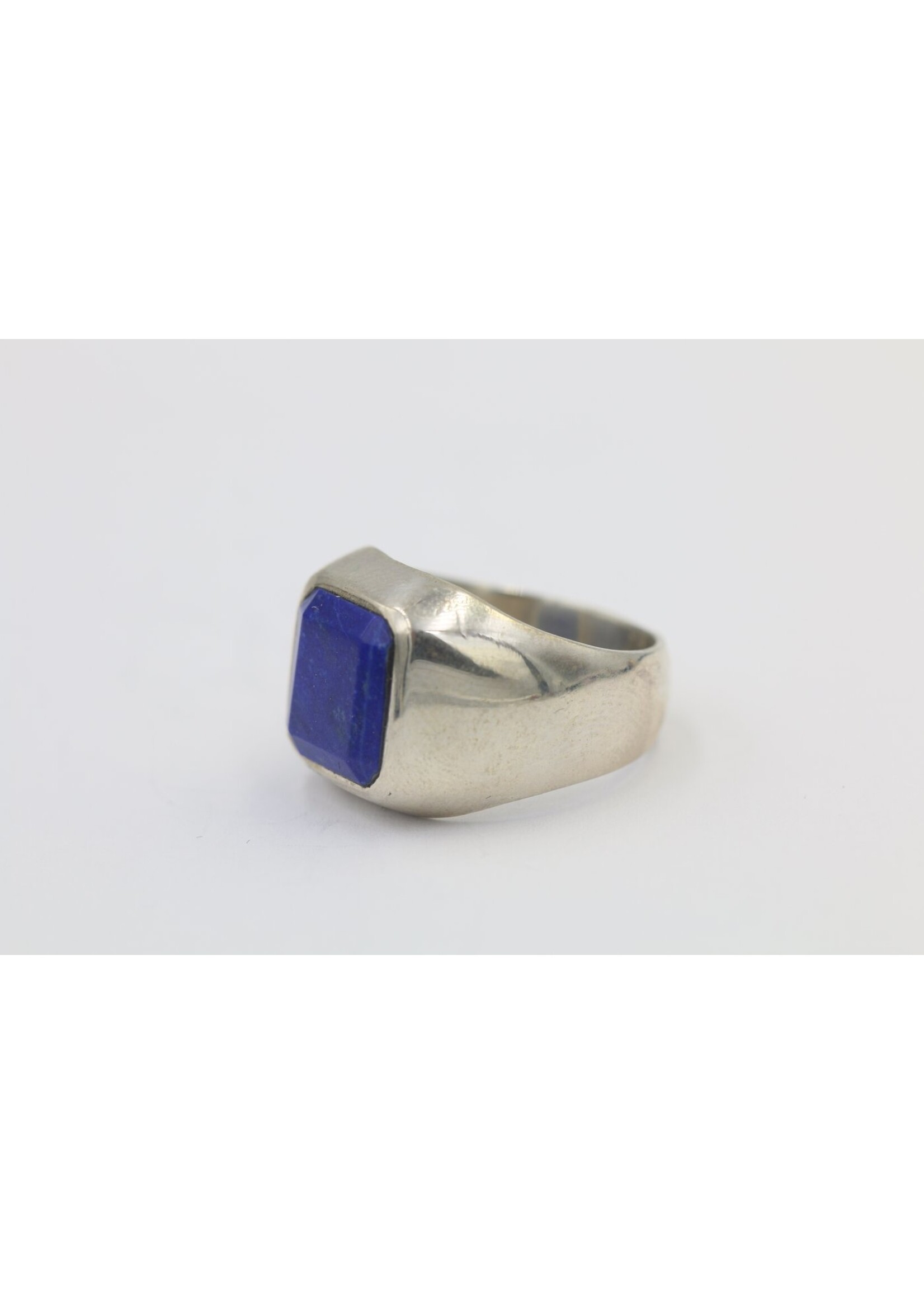 Bague en argent 925 sertie de Lapis lazuli naturel