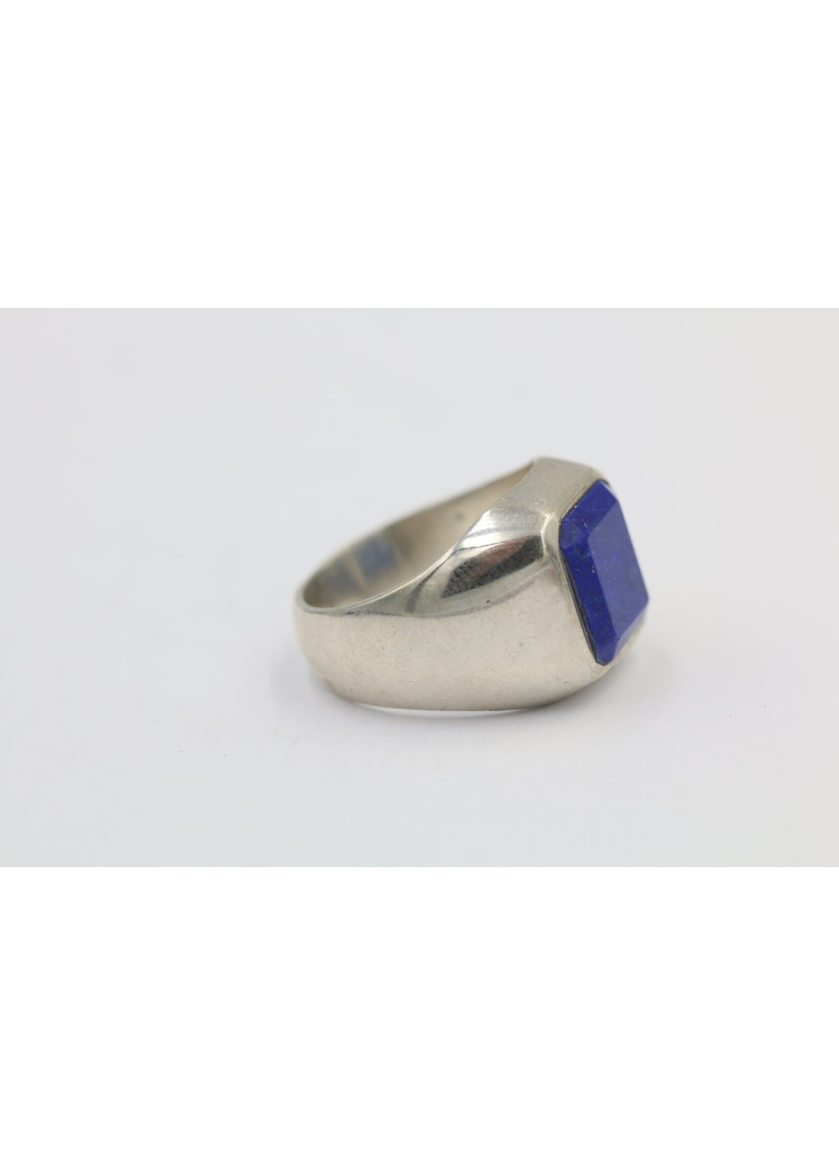 Bague en argent 925 sertie de Lapis lazuli naturel