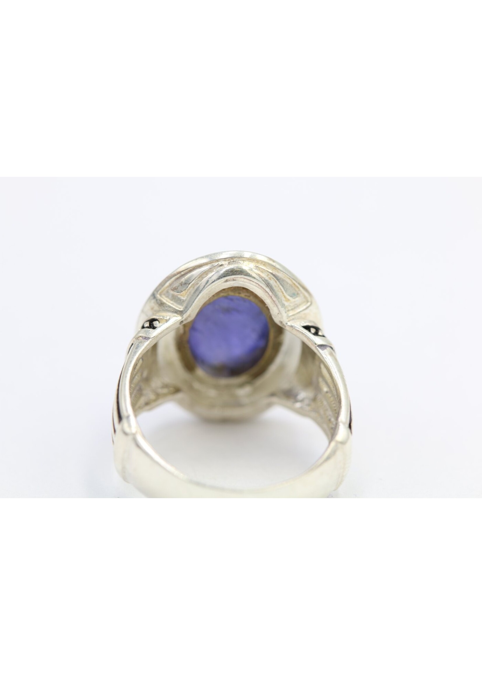 Bague en argent 925 sertie de Tanzanite naturelle