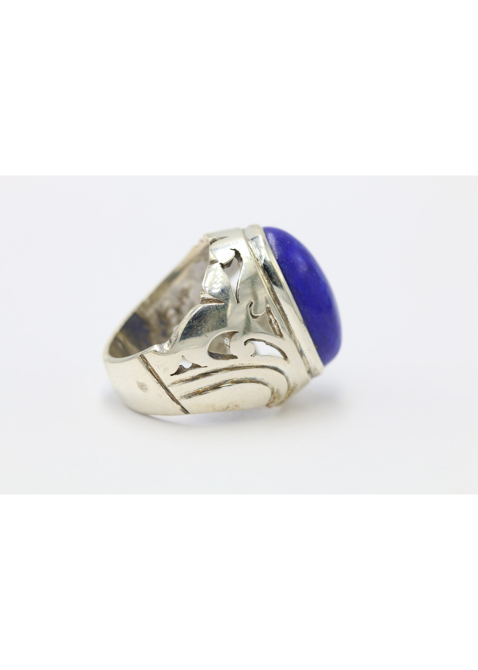 Bague en argent 925 sertie de Lapis lazuli naturel