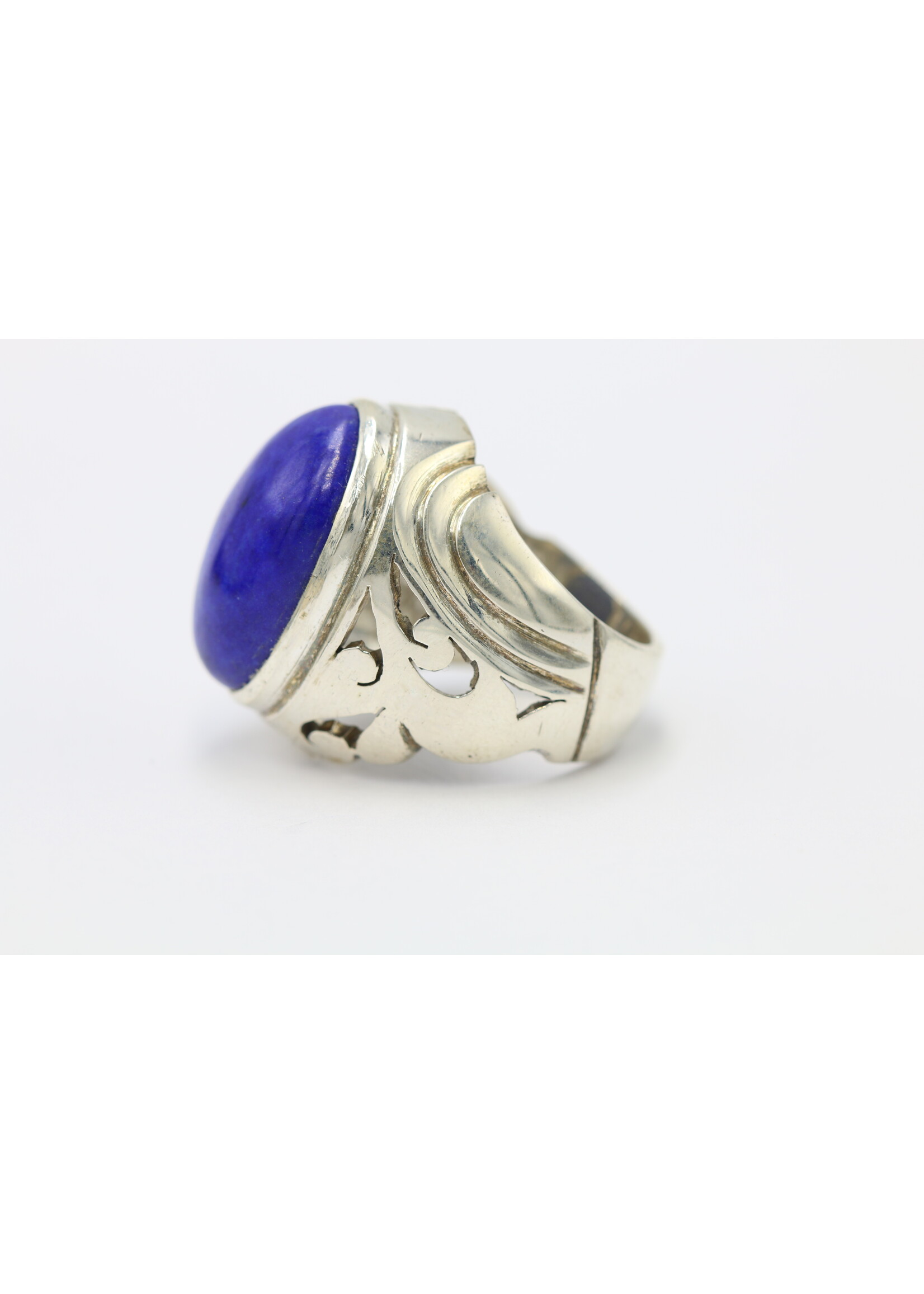 Bague en argent 925 sertie de Lapis lazuli naturel