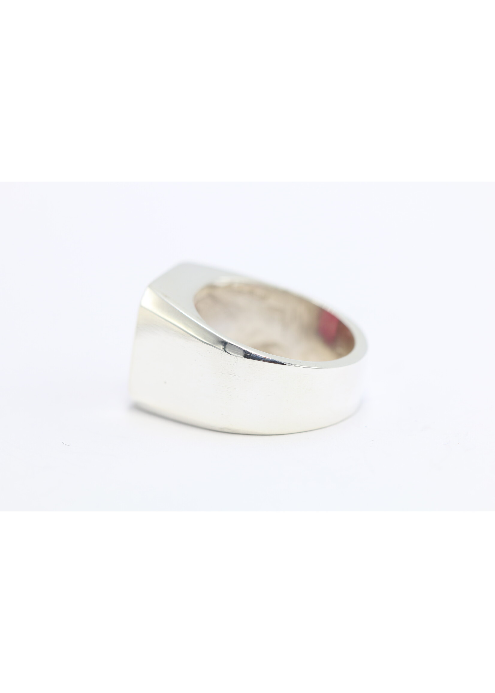 Anello in argento 925 con rubino naturale
