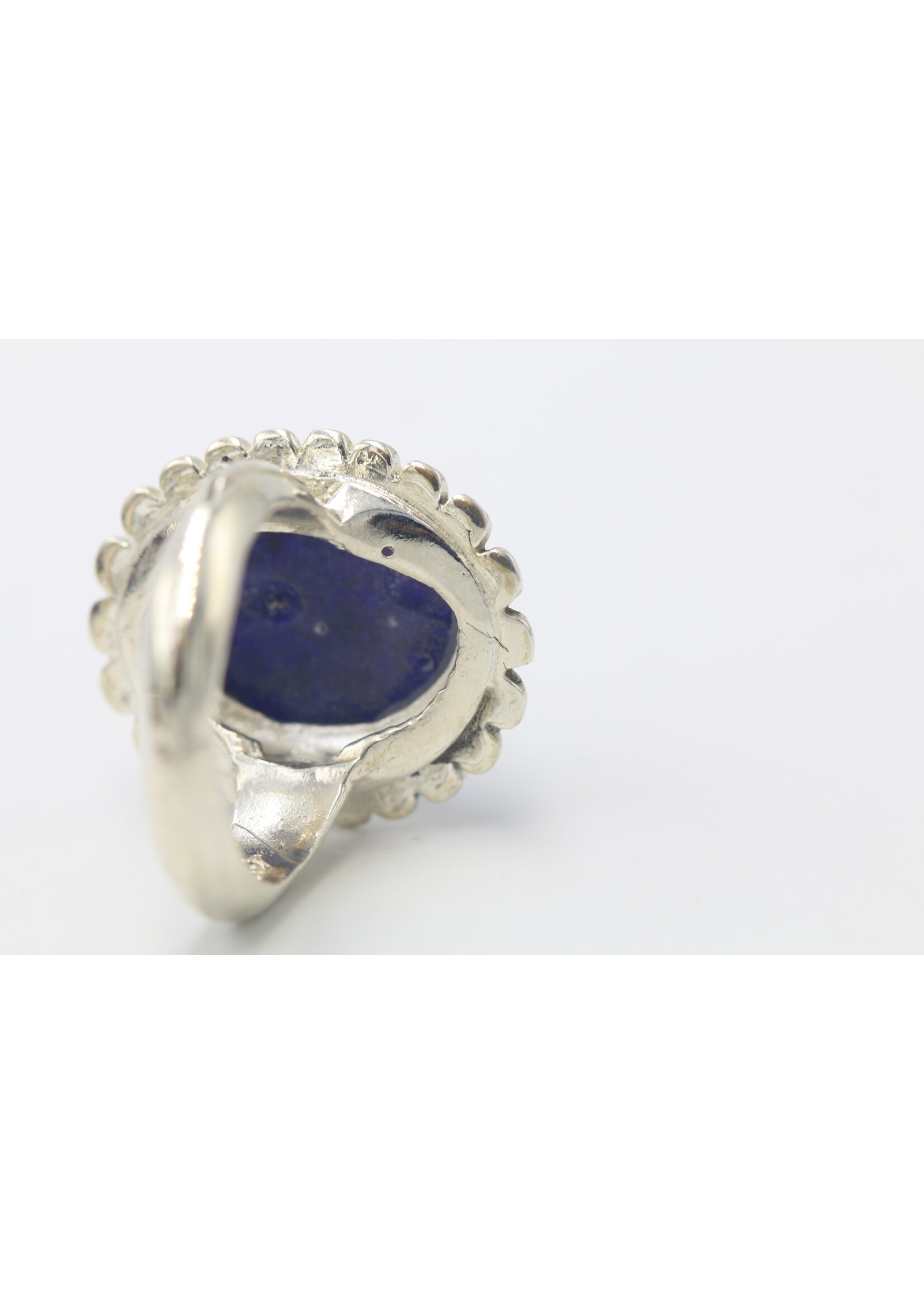Bague en argent 925 sertie de Lapis lazuli naturel