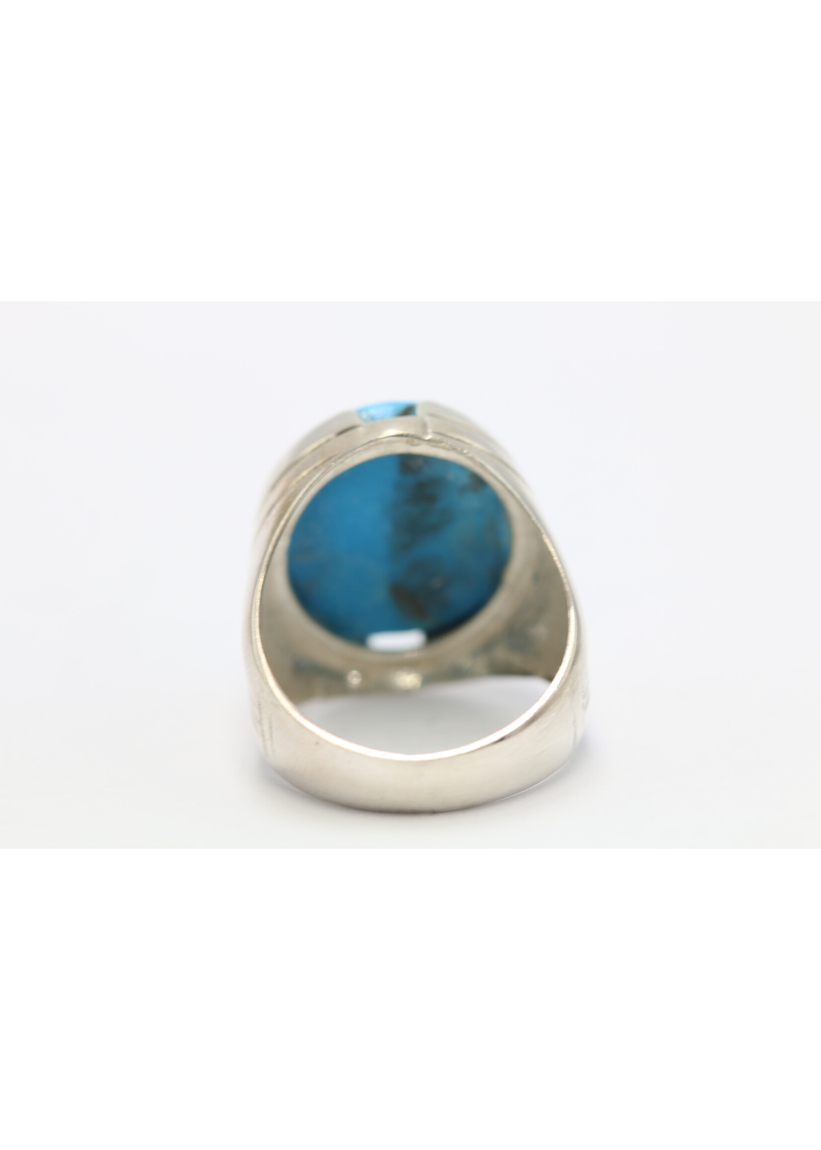 Anello in argento 925 con turchese naturale