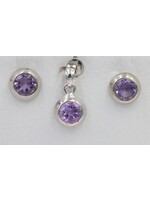 set with Amethysts