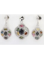 Set con tormaline multicolori