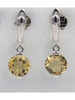 Earrings with Citrine