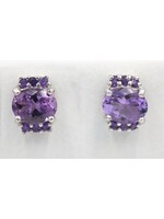 Boucles d'oreilles avec Améthystes