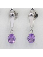 Earrings with Amethysts