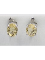 Earrings with Citrine
