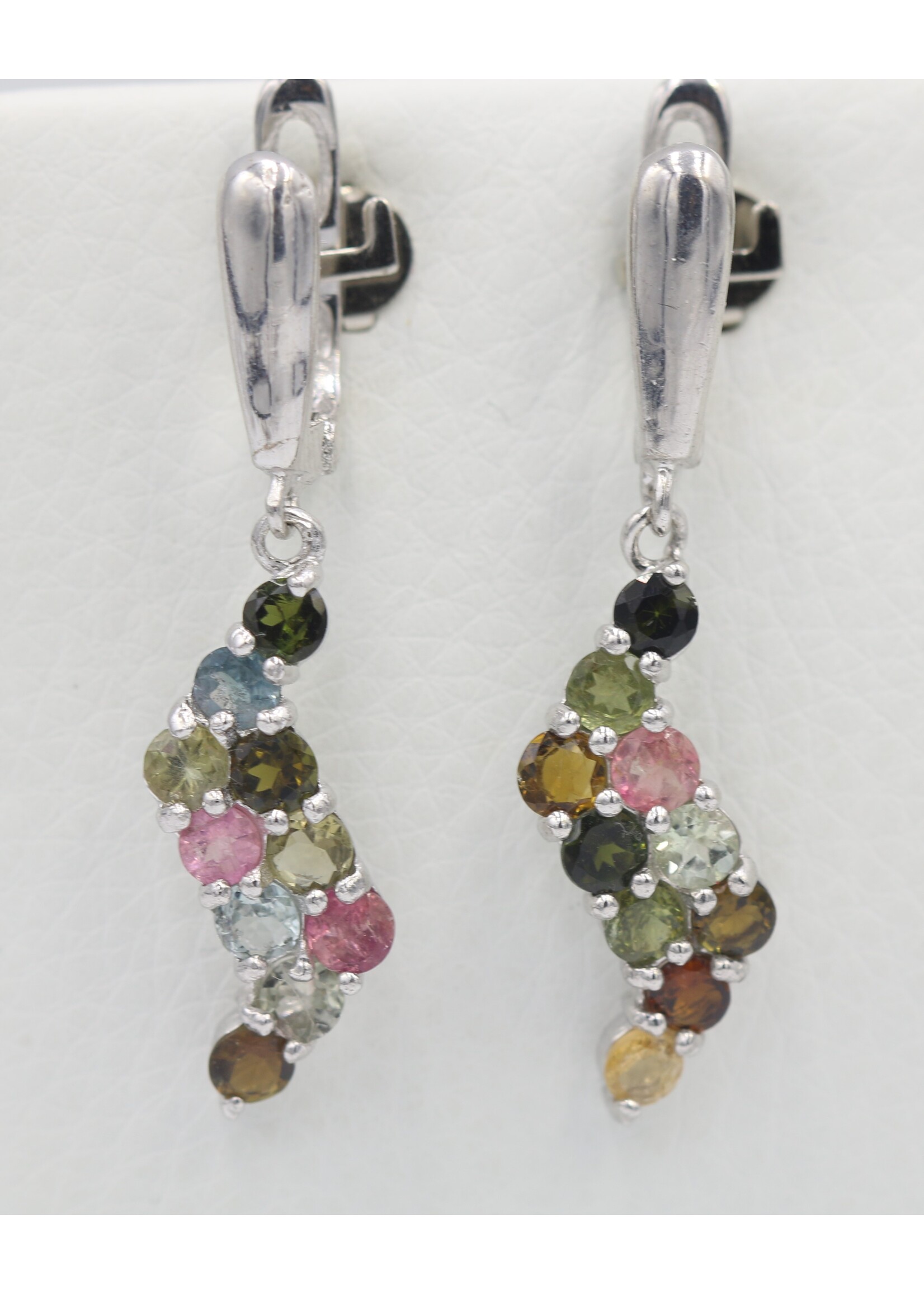 Earrings with Tourmalines