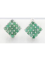 Earrings with Emeralds