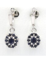 Earrings with Sapphires
