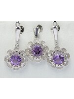 set with Amethysts