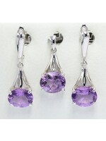 set with Amethysts