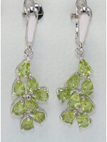 Boucles d'oreilles avec Péridots
