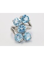 Ring with Blue Topaz