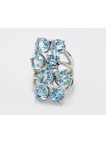 Ring with Blue Topaz