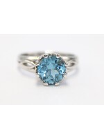 Anello con Topazio Azzurro
