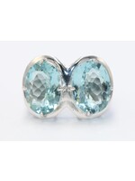 Ring with Blue Topaz