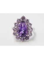 Ring with Amethysts