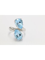 Ring with Blue Topaz