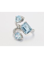 Ring met Blauwe Topaas