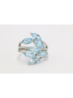 Ring with Blue Topaz