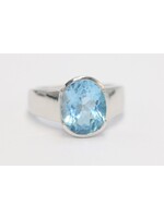 Ring with Blue Topaz