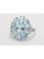 Ring with Blue Topaz