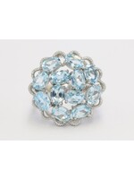Ring with Blue Topaz