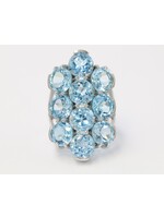 Ring with Blue Topaz