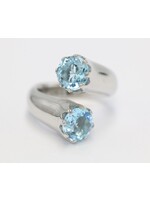 Ring with Blue Topaz