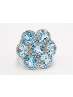Ring with Blue Topaz