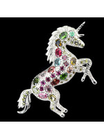 Brooch with Tourmalines