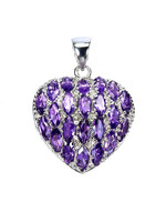 Pendentif avec Améthystes