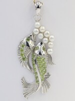 Pendant with Peridots