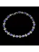 Bracelet with Sapphire and Tanzanite